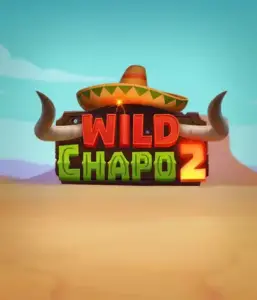 Step into the vibrant Mexican desert with Wild Chapo 2 slot by Relax Gaming, showcasing a whimsical bull wearing a sombrero set against a serene desert backdrop. This image portrays the excitement and culture of the game, great for fans of animated adventure slots, offering a entertaining gaming experience.