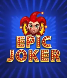 Step into the energetic world of the Epic Joker game by Relax Gaming, featuring a mischievous joker with a flaming hairstyle against a dazzling blue background. This image captures the fun and excitement of classic slots, perfect for those who love traditional gameplay, providing a delightful play experience.