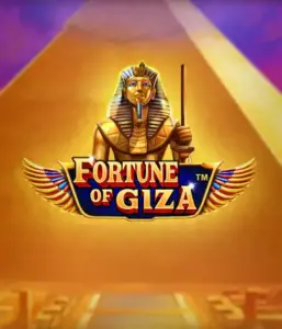 Explore the timeless world of the Fortune of Giza game by Pragmatic Play, featuring a stunning depiction of a Pharaoh amid the iconic pyramid backdrop. This image captures the glory of Egyptian heritage, great for those interested in ancient civilizations, delivering a fascinating escape.