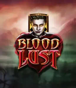 The captivating game interface of Blood Lust, showcasing elegant vampire icons against a mysterious nocturnal landscape. Highlighted in this image is the slot's gothic aesthetic, complemented with its distinctive features, appealing for those drawn to dark, supernatural themes.